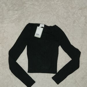 H&M Square Neck Sweater Top